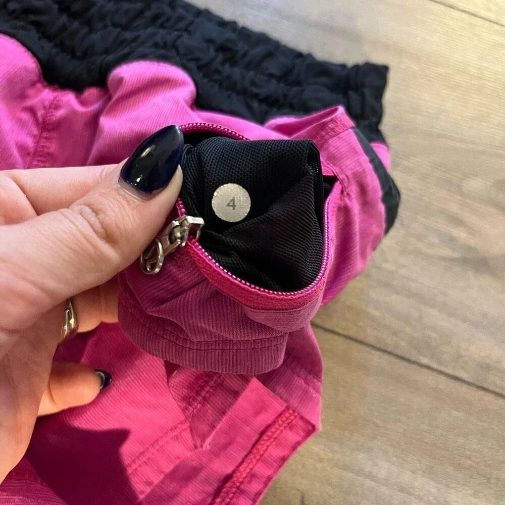 Lululemon‎ Pink Athletic Workout Shorts Women 4